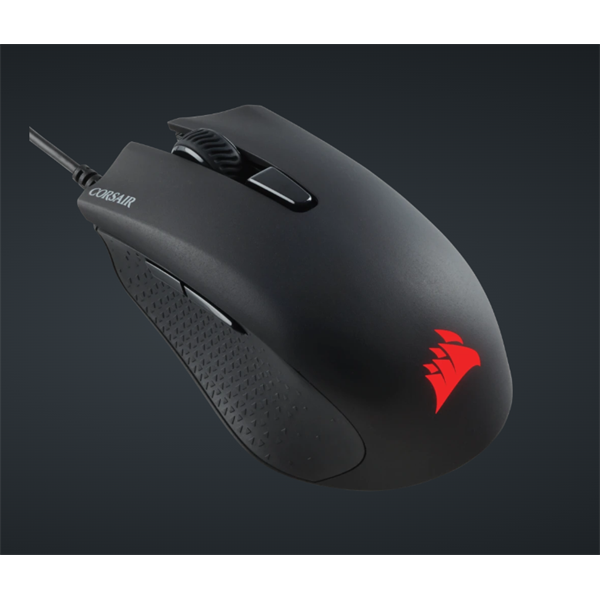 CORSAIR Vezetékes Egér Gaming, HARPOON RGB PRO FPS/MOBA, 6 programozható gomb, RGB Világítás, 12000dpi, fekete (CH-9301111-EU)