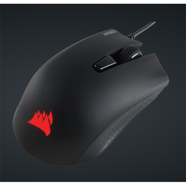 CORSAIR Vezetékes Egér Gaming, HARPOON RGB PRO FPS/MOBA, 6 programozható gomb, RGB Világítás, 12000dpi, fekete (CH-9301111-EU)