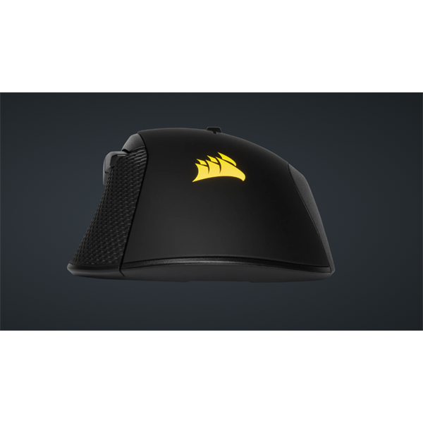 CORSAIR Vezetékes Egér Gaming, IRONCLAW RGB FPS/MOBA, 7 programozható gomb, RGB Világítás, 18000dpi, fekete (CH-9307011-EU)