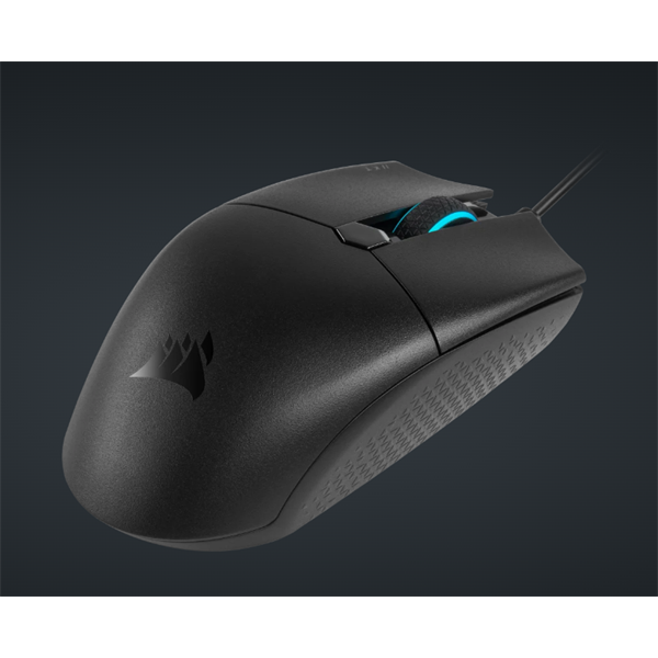CORSAIR Vezetékes Egér Gaming, KATAR PRO Ultra-light, 6 programozható gomb, RGB Világítás, 12400dpi, fekete (CH-930C011-EU)