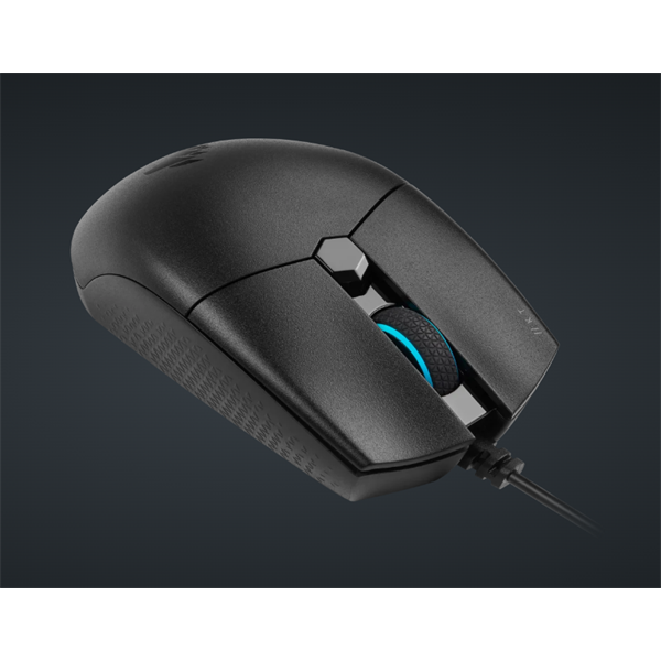 CORSAIR Vezetékes Egér Gaming, KATAR PRO Ultra-light, 6 programozható gomb, RGB Világítás, 12400dpi, fekete (CH-930C011-EU)