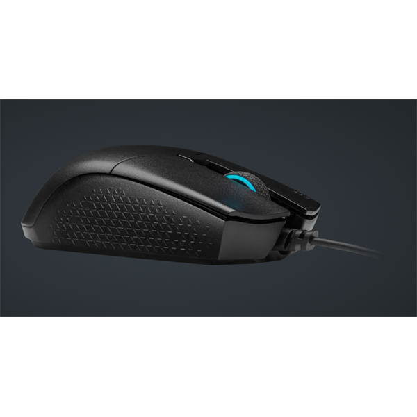 CORSAIR Vezetékes Egér Gaming, KATAR PRO Ultra-light, 6 programozható gomb, RGB Világítás, 12400dpi, fekete (CH-930C011-EU)