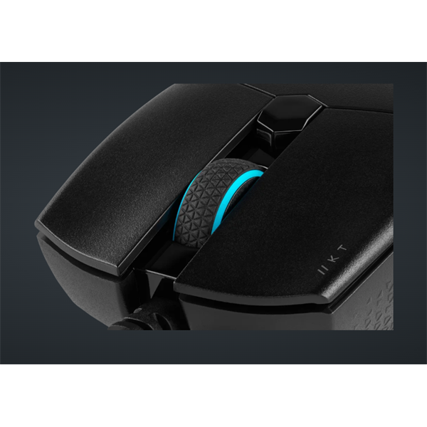 CORSAIR Vezetékes Egér Gaming, KATAR PRO Ultra-light, 6 programozható gomb, RGB Világítás, 12400dpi, fekete (CH-930C011-EU)