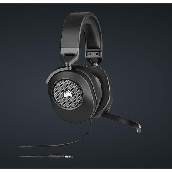CORSAIR Vezetékes Headset, HS65 SURROUND Gaming, Dolby audio, carbon (CA-9011270-EU)