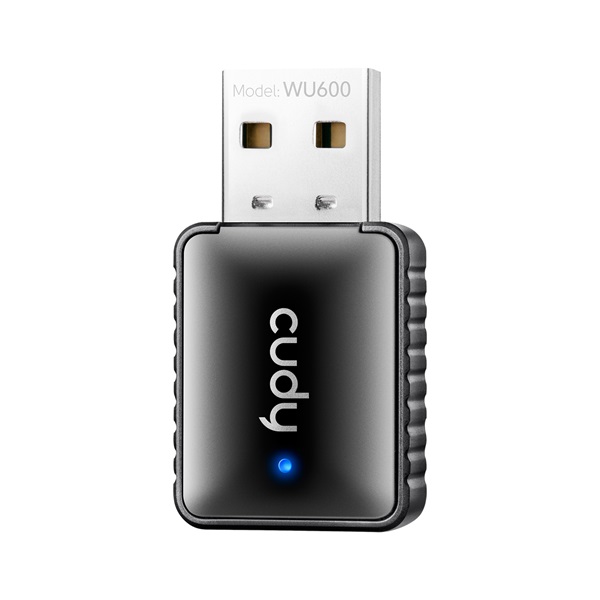 CUDY Wireless Adapter USB Dual Band AC600, WU600 (WU600)