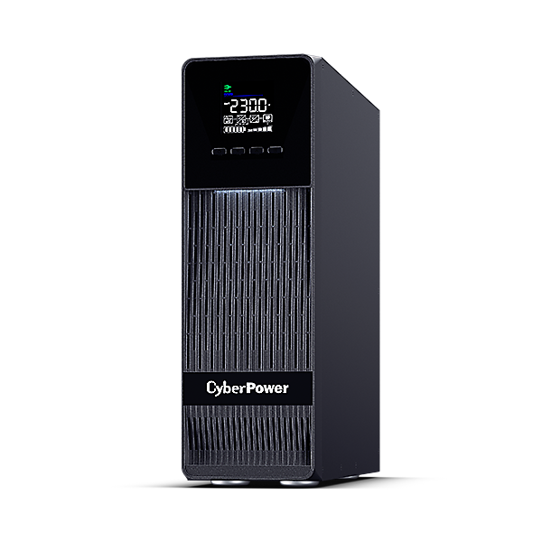 CYBERPOWER Online S ECO ups, 2000VA 1800W, 2xSCHUKO 2xIEC C13, online, tiszta szinuszos, aktív PFC, torony (OLS2KECR)