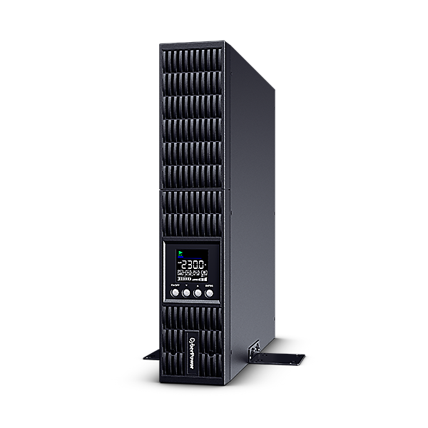 CYBERPOWER UPS, 2000VA/1800W, 8xC13, színes LCD, szünetmentes, tiszta színuszos, online kettős konverzió, rack/tower (OLS2000ERT2UA)