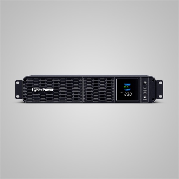 CYBERPOWER UPS 8xIEC C13 ,1xUSB 1600VA 1000W Aktív PFC, színuszus szünetmentes,LINE-INTERAKTÍV, AVR, színes LCD, rack (CP1600EIPFCRM2U)