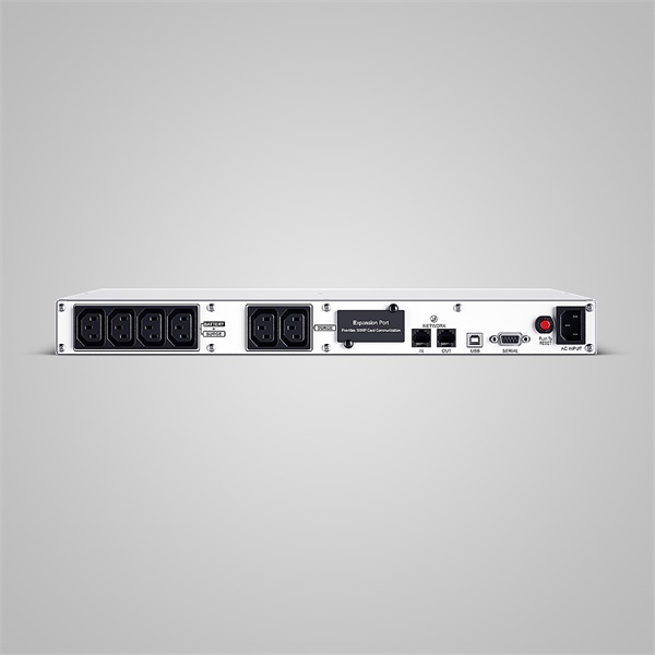 CYBERPOWER UPS OR1000ERM1U (6xIEC C13) 1000VA 600W 230V RACK szünetmentes tápegység + USB, LINE-INTERACTIVE (OR1000ERM1U)