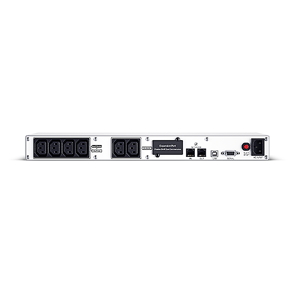 CYBERPOWER UPS OR600ERM1U (6xIEC C13) 600VA 360W 230V RACK szünetmentes tápegység + USB, LINE-INTERACTIVE (OR600ERM1U)