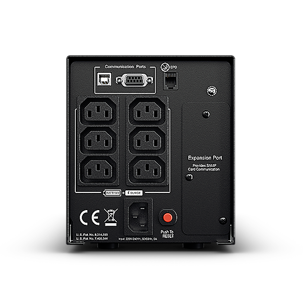 CYBERPOWER UPS PR750ELCD (6xIEC320) 750VA 675W 230V szünetmentes tápegység + USB LINE-INTERAKTÍV (PR750ELCD)