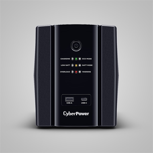 CYBERPOWER UPS UT1500EG (4 aljzat) 1500VA 900W, 230V szünetmentes tápegység LINE-INTERACTIVE (UT1500EG)
