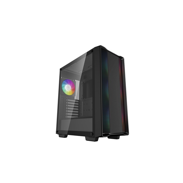 DEEPCOOL Ház ATX CC560 ARGB V2 Tápegység nélkül, Fekete Üvegfalú (R-CC560-BKTAA4-G-2)