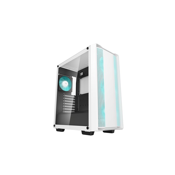 DEEPCOOL Ház ATX CC560 WH V2 Tápegység nélkül, Fehér Üvegfalú (R-CC560-WHGAA4-G-2)