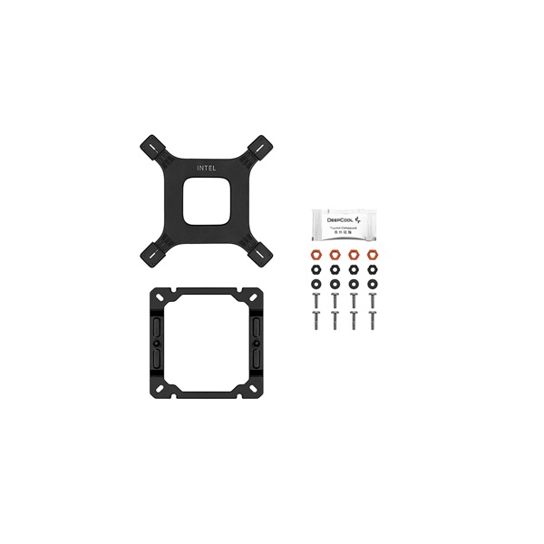 DEEPCOOL CPU hűtő AG400 BK ARGB V2, Univerzális (R-AG400-BKAMMN-GJD)