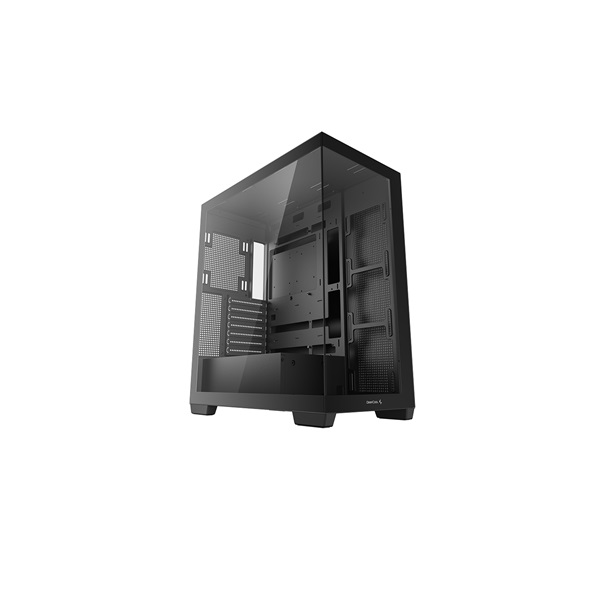 DEEPCOOL Ház ATX CG580, Tápegység nélkül, fekete, Üvegfalú (R-CG580-BKNDA0-G-1)