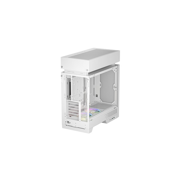 DEEPCOOL Ház ATX CL660 WH Tápegység nélkül, Fehér Üvegfalú (R-CL660-WHNNA0-G-1)