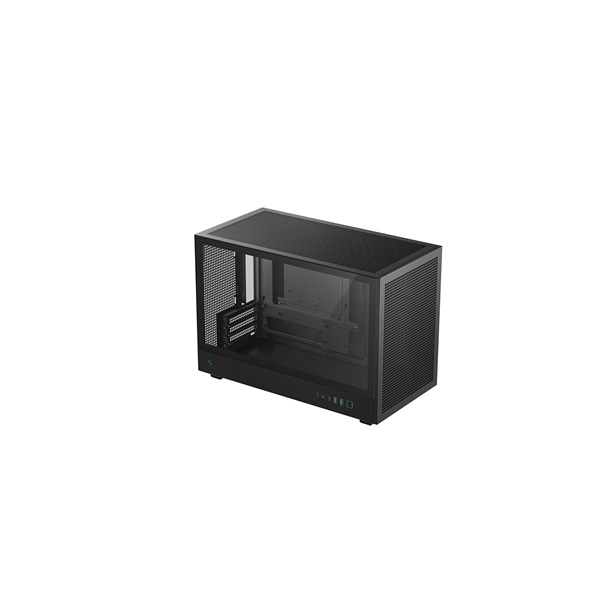 DEEPCOOL Ház Micro ATX CH260, Tápegység nélkül, Fekete, Üvegfalú (R-CH260-BKNGM0-G-1)