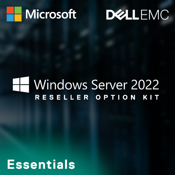 DELL ISG szoftver - SW ROK Windows Server 2022 ENG, Essentials Edition, 25 CAL, 64bit OS. (634-BYLI)