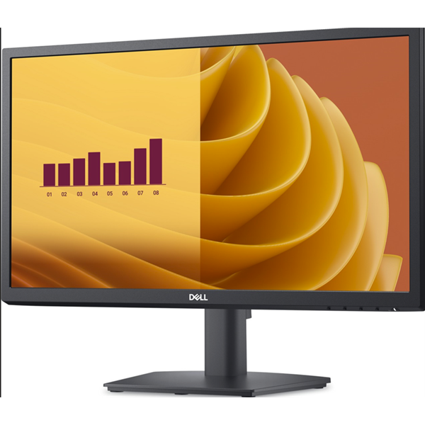 DELL LCD Monitor 21,4" E2225H FHD 1920×1080, VA 75Hz 16:9  3000:1, 250cd, 5ms, VGA, DP,  fekete (210-BNJM)