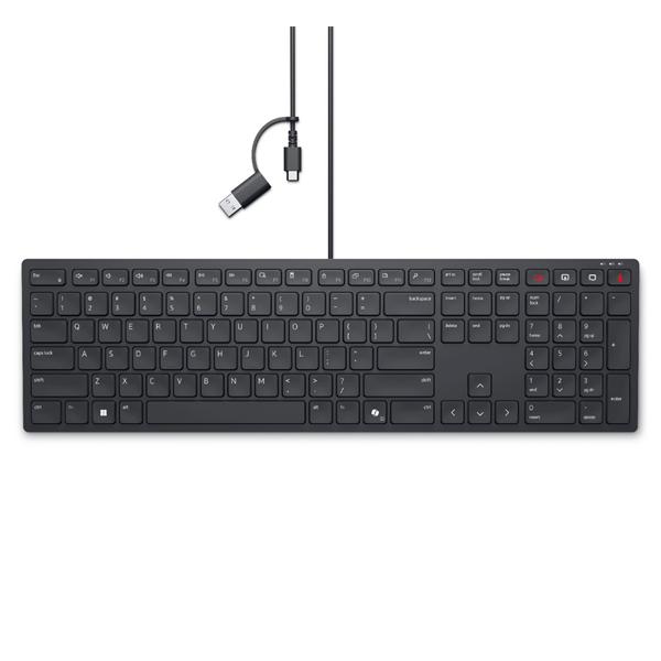 DELL Pro Vezetékes  Billentyűzet - KB525C - Hungarian (QWERTZ) (580-BBSP)