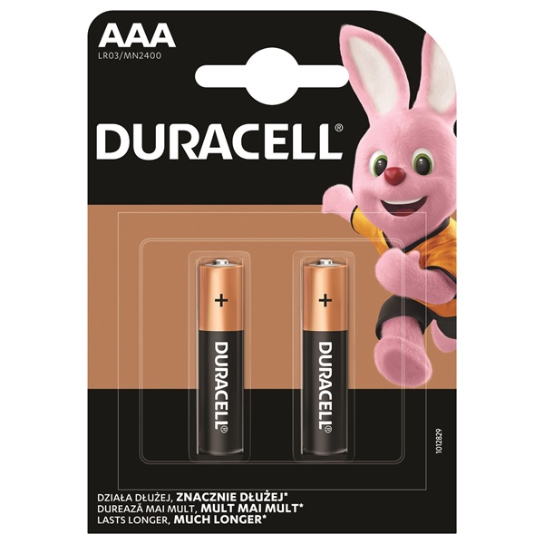 Duracell BSC 2 db AAA elem -DL (5000394106482)