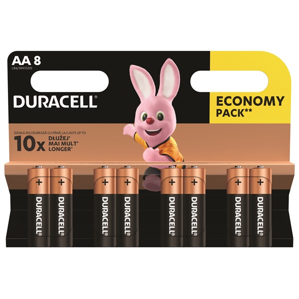 Duracell BSC 8 db AA elem - DL (5000394058057)
