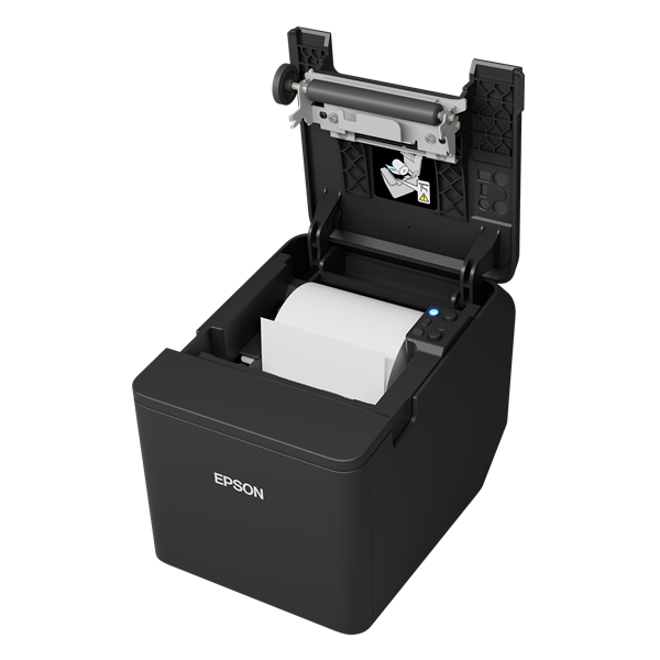 EPSON Blokknyomtató - TM-T20IV (102) (250mm/s, 203 DPI, 80mm, USB/RS-232/LAN, Fekete) (C31CL47102)