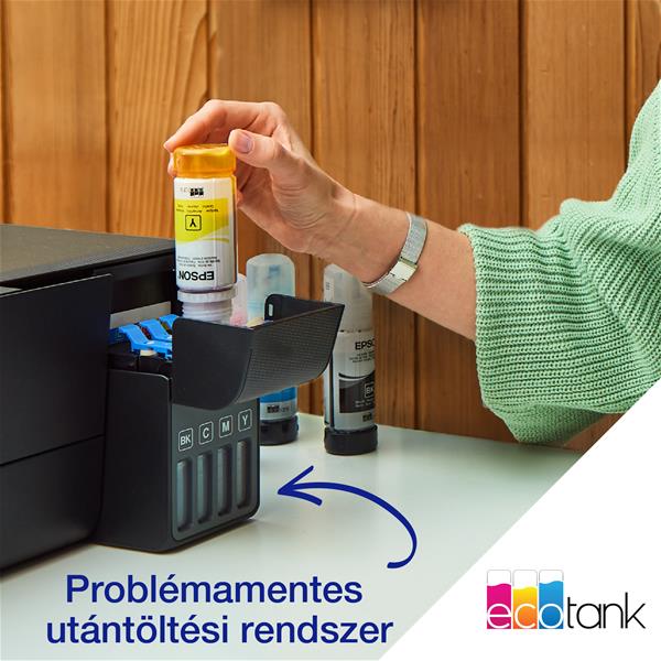 EPSON EcoTank L1230 (A4, színes, 5760x1440 DPI, 33 lap/perc, USB tintasugaras nyomtató