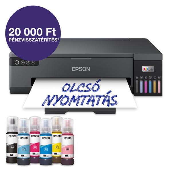 EPSON EcoTank L18050 A3+ színes egyfunkciós fotónyomtató WiFi/USB 1500 fotóra elegendő tintával