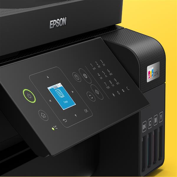 EPSON EcoTank L5590 A4, MFP, színes, 4800x1200 DPI, 33 lap/perc, ADF, USB/LAN/Wifi tintasugaras nyomtató