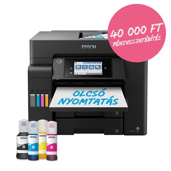 EPSON EcoTank L6550 A4, színes multifunkciós nyomtató duplex 14000/5200 oldal tintával