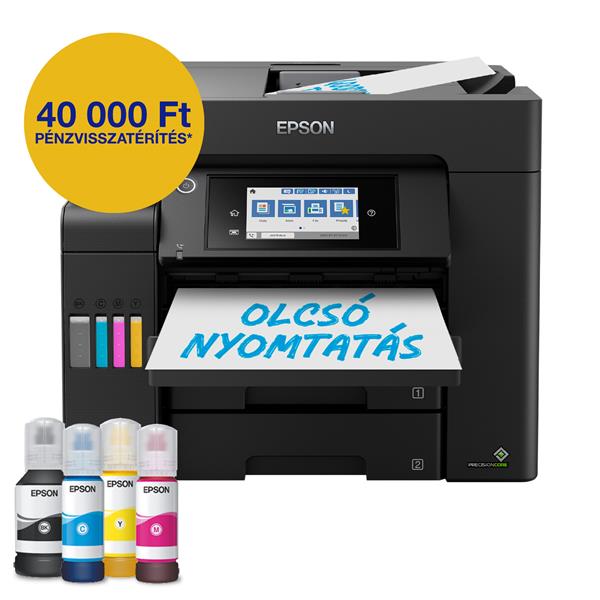 EPSON EcoTank L6550 A4, színes multifunkciós nyomtató duplex 14000/5200 oldal tintával