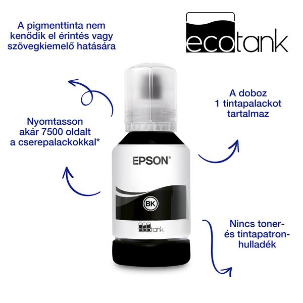 EPSON Ecotank M15140 A3+, mono multifunkciós nyomtató Duplex ADF USB/LAN/WIFI 4500 oldal tintával