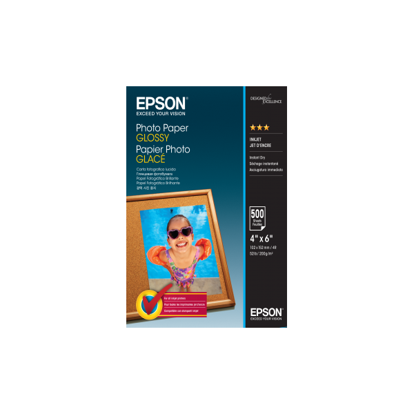 EPSON Fotópapír Photo Paper Glossy - 10x15cm - 500 Lap (C13S042549)