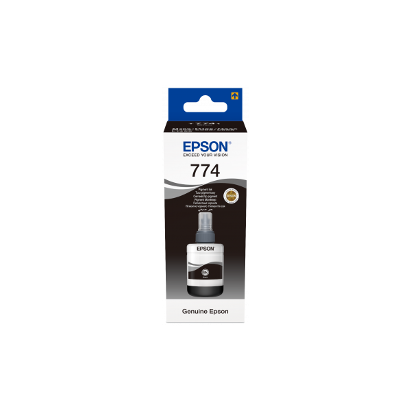 Epson No.774 (T7741A) Black tinta 140ml (eredeti) Ecotank M100/M105/M200/M205/L605/L655/L1455 széria