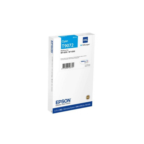 Epson T9072 Cyan patron 7K (eredeti) C13T907240 Workforce Pro WF-6090/6590 széria