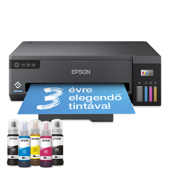 EPSON Tintasugaras fotónyomtató - EcoTank L11050 (A3, színes, 4800x1200 DPI, 30 lap/perc, USB/WIFI) (C11CK39402)