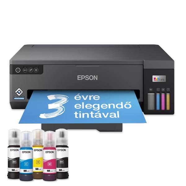 EPSON Tintasugaras fotónyomtató - EcoTank L11050 (A3, színes, 4800x1200 DPI, 30 lap/perc, USB/WIFI) (C11CK39402)