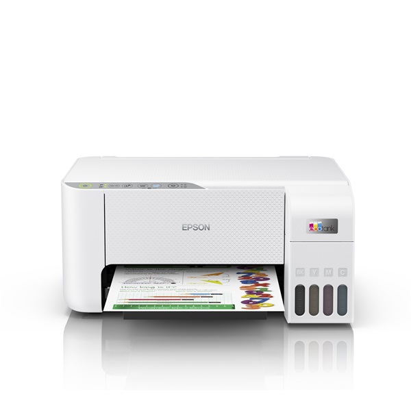 Epson EcoTank L3256 színes tintasugaras MFP, WiFi, USB 2.0 A4 nyomtató, fehér
