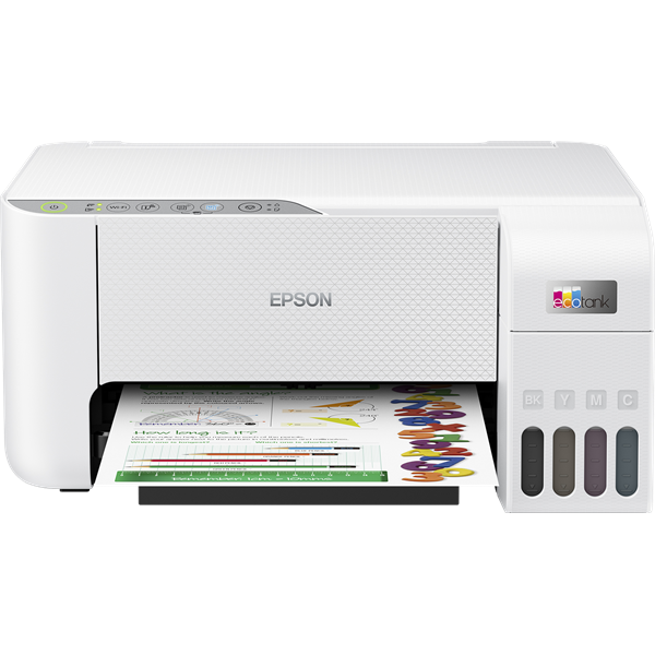 EPSON Tintasugaras nyomtató - EcoTank L3276 (A4, MFP, színes, 5760x1440 DPI, 33 lap/perc, USB/Wifi) (C11CJ67436)