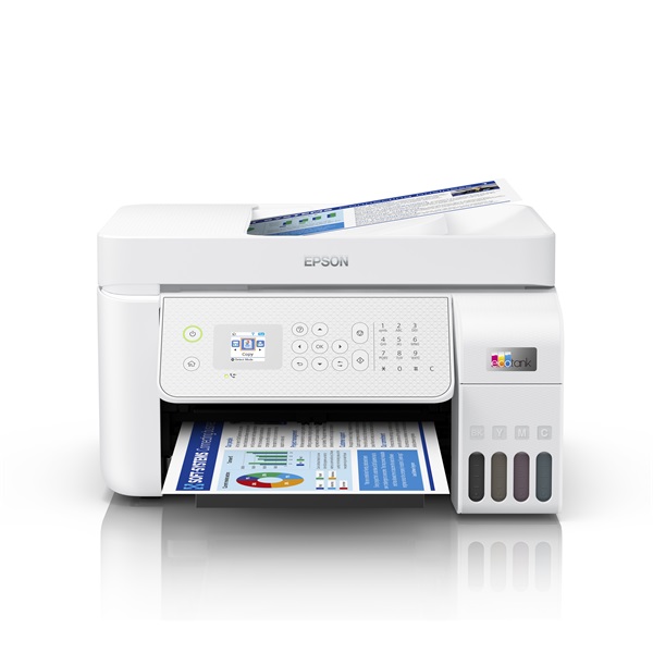 EPSON Tintasugaras nyomtató - EcoTank L5316 (A4, MFP, színes, 5760x1440 DPI, 33 lap/perc, USB/Wifi/LAN) (C11CJ65413)