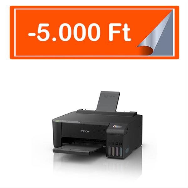 EPSON Tintasugaras nyomtató - EcoTank L1230 (A4, színes, 5760x1440 DPI, 33 lap/perc, USB) (C11CJ70402)