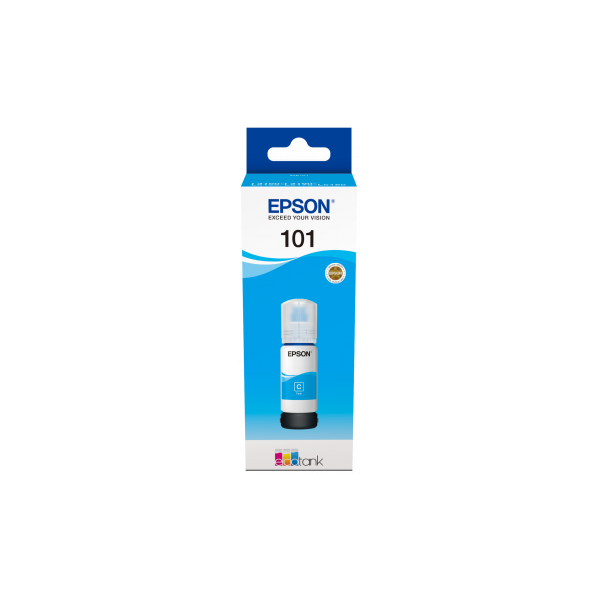 Epson No.101 (T03V2) cyan tinta 70ml (eredeti) Ecotank L41xx/L42xx/L43xx/L61xx/L62xx/L63xx/L14150 széria