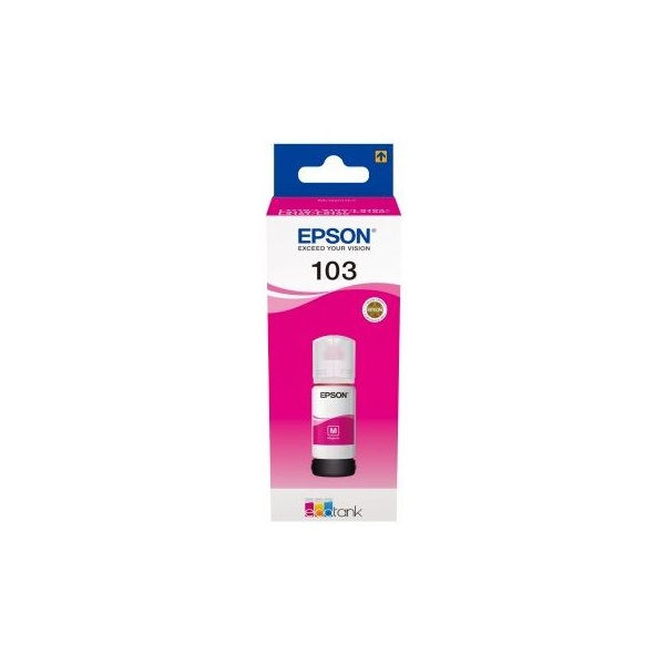 Epson No.103  (T00S3) magenta tinta 65ml (eredeti) EcoTank L1100/L1200/L3100/L3200/L5100/5200 széria