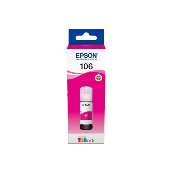 Epson No.106 (T00R3) magenta tinta 70ml (eredeti) Ecotank ET-7700/ET-7750/L7160/L7180/L7188 széria