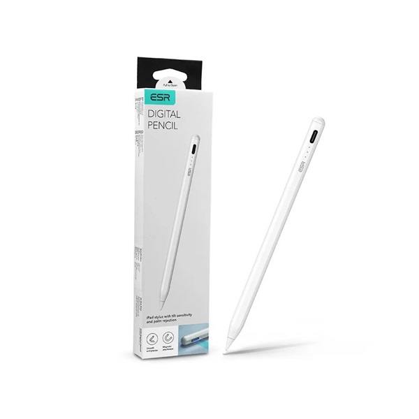 ESR Geo Digital+ Stylus Pen aktív toll rajzoláshoz, jegyzethez, Apple iPad-hez - fehér (ES164952)