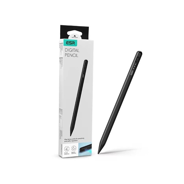 ESR Geo Digital+ Stylus Pen aktív toll rajzoláshoz, jegyzethez, Apple iPad-hez - fekete (ES164945)