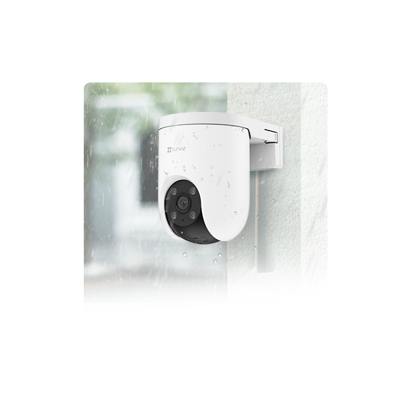 EZVIZ H8c 3K, 5 MP kültéri kamera, 360° lefedettség, színes éjszakai látás, automatikus zoom követés, alakérzékelés (303103081)
