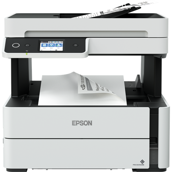 EPSON Tintasugaras nyomtató - EcoTank M3170 (A4, MFP, 1200x2400 DPI, 39 lap/perc, ADF, USB/LAN/Wifi) (C11CG92403)